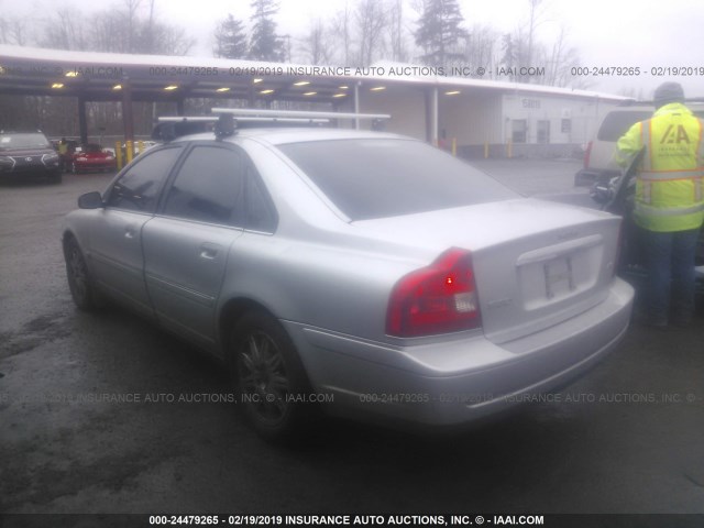 YV1TH592751404819 - 2005 VOLVO S80 2.5T SILVER photo 3