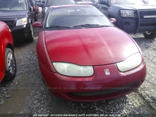 1G8ZY12762Z257673 - 2002 SATURN SC2 RED photo 1