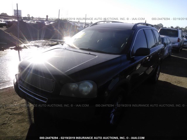 YV4CZ852061265030 - 2006 VOLVO XC90 V8 BLACK photo 2