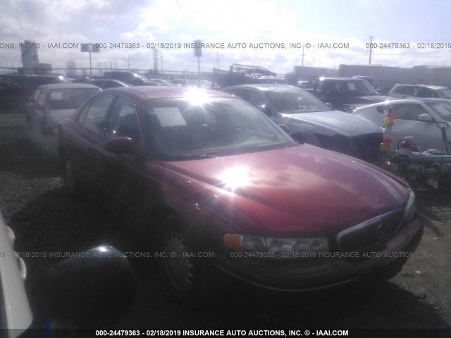 2G4WY52MXV1451878 - 1997 BUICK CENTURY LIMITED RED photo 1