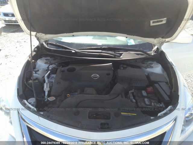1N4AL3AP9FC299168 - 2015 NISSAN ALTIMA 2.5/S/SV/SL 白色 照片 10