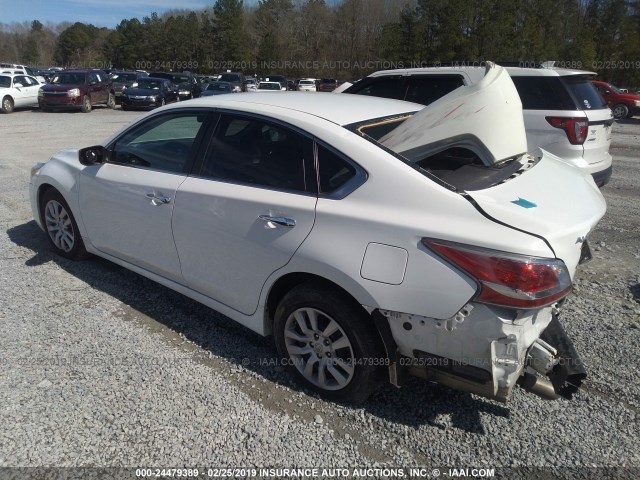 1N4AL3AP9FC299168 - 2015 NISSAN ALTIMA 2.5/S/SV/SL 白色 照片 3