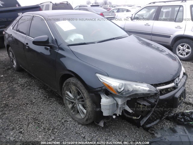 4T1BF1FKXGU192452 - 2016 TOYOTA CAMRY LE/XLE/SE/XSE BLACK photo 1