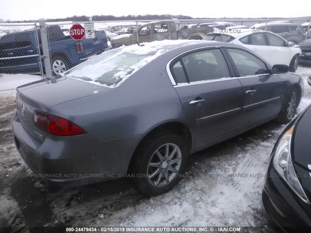 1G4HD57217U168465 - 2007 BUICK LUCERNE CXL GRAY photo 4