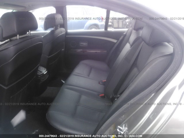 WBAHL83576DT04876 - 2006 BMW 750 I GRAY photo 8