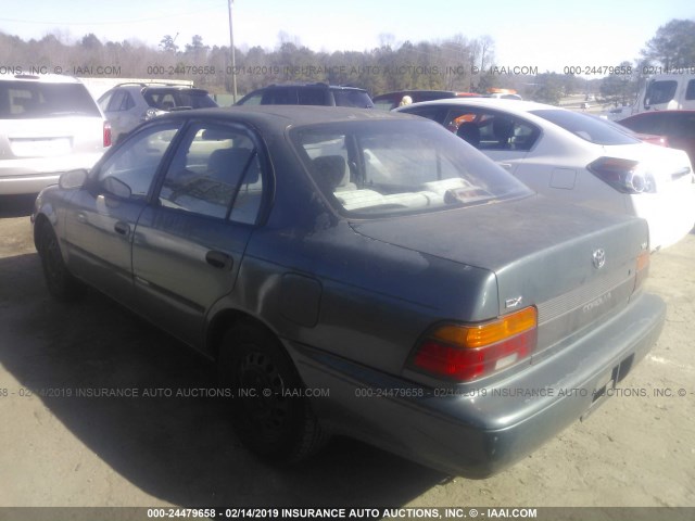 2T1AE09B1SC101907 - 1995 TOYOTA COROLLA LE/DX 绿色 照片 3