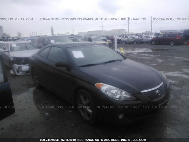 4T1CA38P64U008305 - 2004 TOYOTA CAMRY SOLARA SE/SLE BLACK photo 1