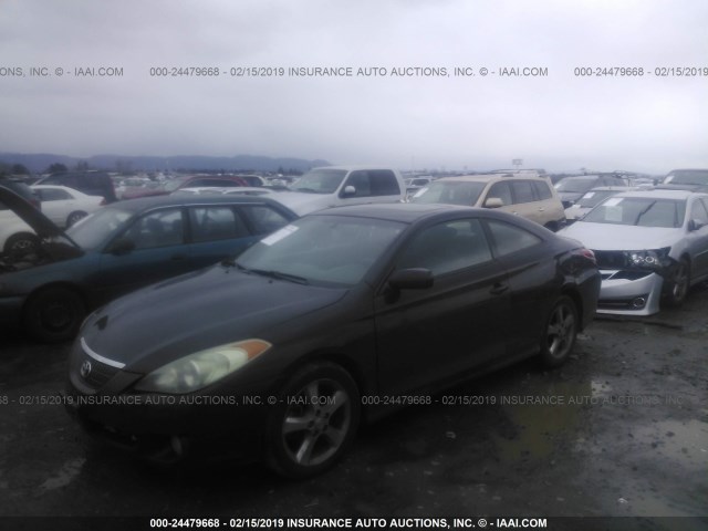 4T1CA38P64U008305 - 2004 TOYOTA CAMRY SOLARA SE/SLE BLACK photo 2
