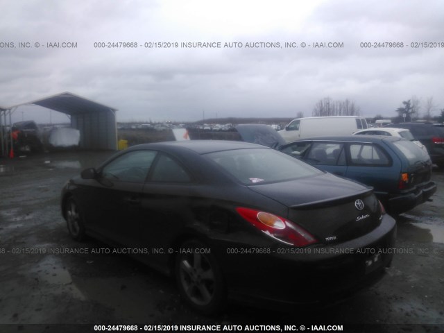 4T1CA38P64U008305 - 2004 TOYOTA CAMRY SOLARA SE/SLE BLACK photo 3