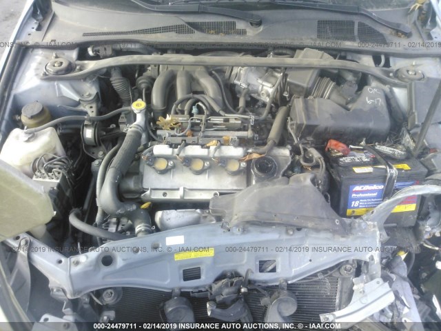 4T1FA38P07U130627 - 2007 TOYOTA CAMRY SOLARA SE/SLE BLUE photo 10