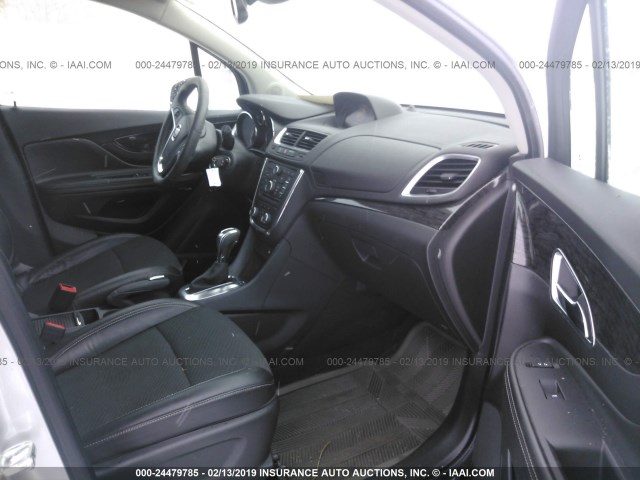 KL4CJFSB5EB697831 - 2014 BUICK ENCORE CONVENIENCE SILVER photo 5