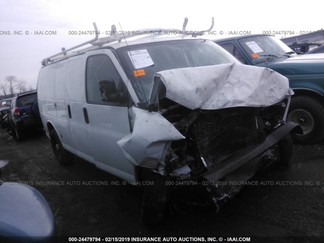 1GCSGAFX2C1160782 - 2012 CHEVROLET EXPRESS G1500  WHITE photo 1