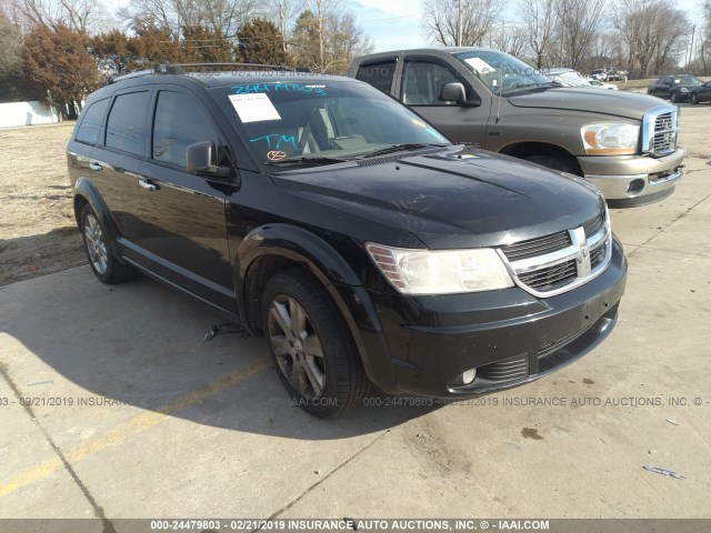 3D4GG67V39T152128 - 2009 DODGE JOURNEY R/T BLACK photo 1