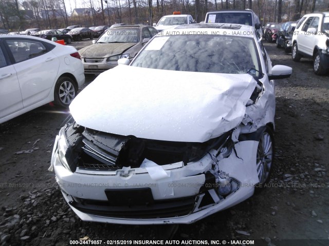 3VWLP7AJ1CM320256 - 2012 VOLKSWAGEN JETTA SEL WHITE photo 6