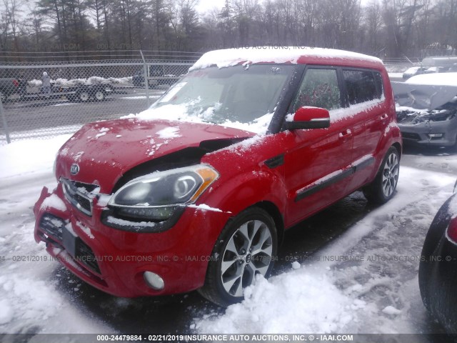 KNDJT2A66D7598005 - 2013 KIA SOUL +/!/SPORT RED photo 2