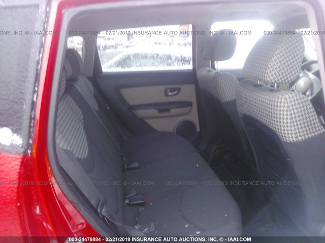 KNDJT2A66D7598005 - 2013 KIA SOUL +/!/SPORT RED photo 8