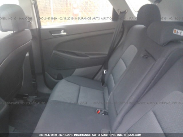 KM8J3CA42HU445130 - 2017 HYUNDAI TUCSON LIMITED/SPORT AND ECO/SE BLUE photo 8