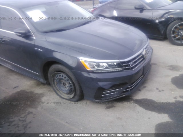 1VWDT7A34HC066536 - 2017 VOLKSWAGEN PASSAT R-LINE GRAY photo 6