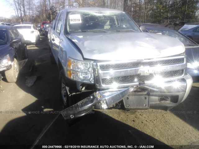 1GCRKSEA0BZ282864 - 2011 CHEVROLET SILVERADO K1500 LT SILVER photo 6