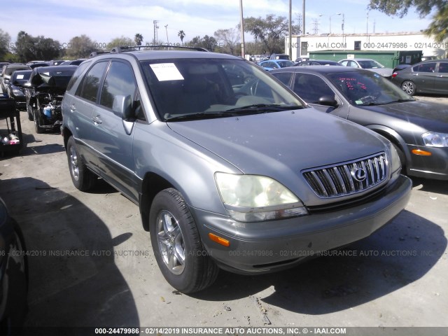 JTJGF10U910106063 - 2001 LEXUS RX 300 GRAY photo 1