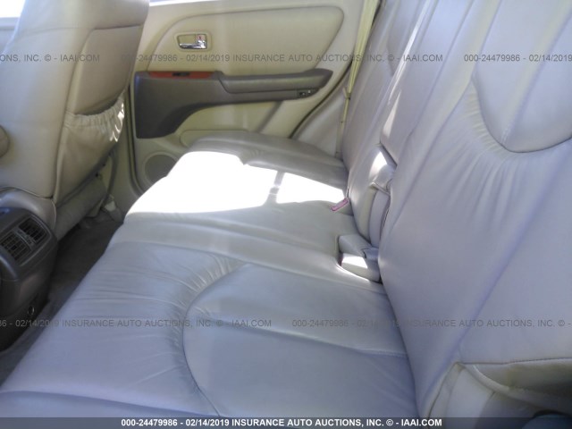 JTJGF10U910106063 - 2001 LEXUS RX 300 GRAY photo 8