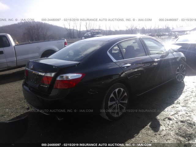 1HGCR2F51FA228448 - 2015 HONDA ACCORD SPORT BLACK photo 4