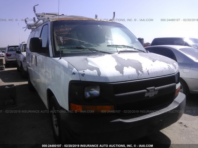 1GCFG15X661252761 - 2006 CHEVROLET EXPRESS G1500  WHITE photo 1