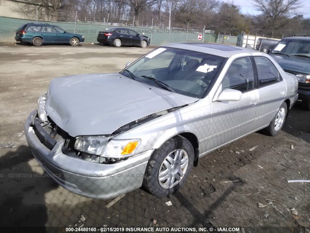 4T1BG22K51U089603 - 2001 TOYOTA CAMRY CE/LE/XLE SILVER photo 2