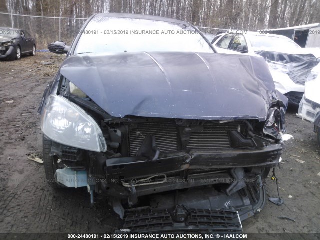 1N4AL11D86C236007 - 2006 NISSAN ALTIMA S/SL BLUE photo 6