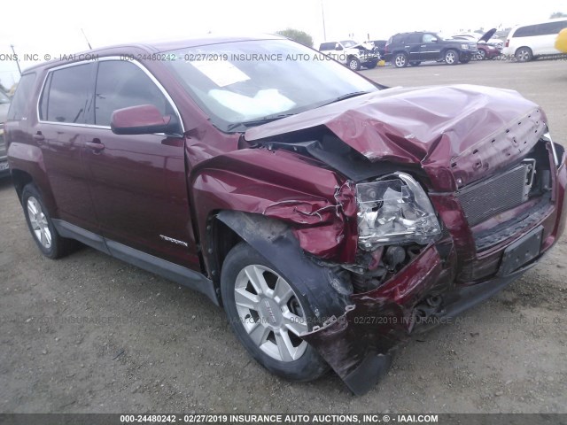 2GKALMEK3C6301732 - 2012 GMC TERRAIN SLE MAROON photo 6