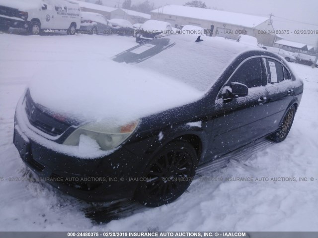 1G8ZV57717F214537 - 2007 SATURN AURA XR BLACK photo 2