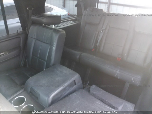 5LMFU27588LJ10728 - 2008 LINCOLN NAVIGATOR 银色 照片 8