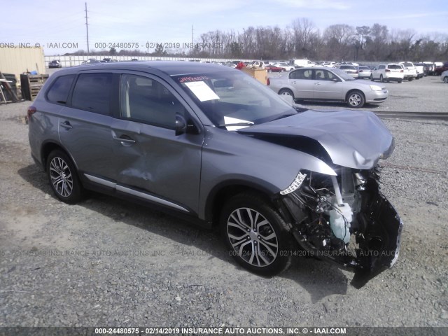 JA4AD2A35JZ055922 - 2018 MITSUBISHI OUTLANDER ES GRAY photo 1