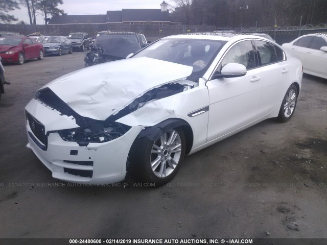 SAJAD4BG8HA966677 - 2017 JAGUAR XE PREMIUM WHITE photo 2