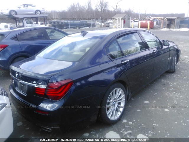 WBAYF4C54FGS99036 - 2015 BMW 740 LXI BLUE photo 4