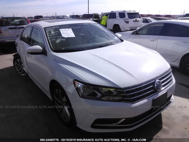 1VWBA7A32JC002658 - 2018 VOLKSWAGEN PASSAT SE WHITE photo 1