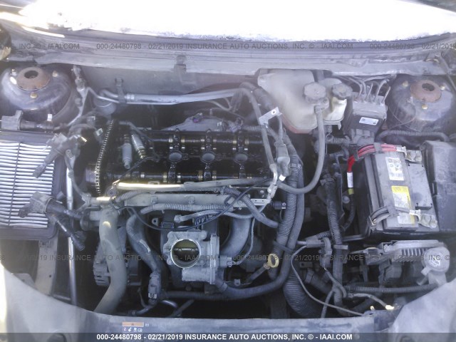 1G1ZA5EU2BF362787 - 2011 CHEVROLET MALIBU LS BLUE photo 10