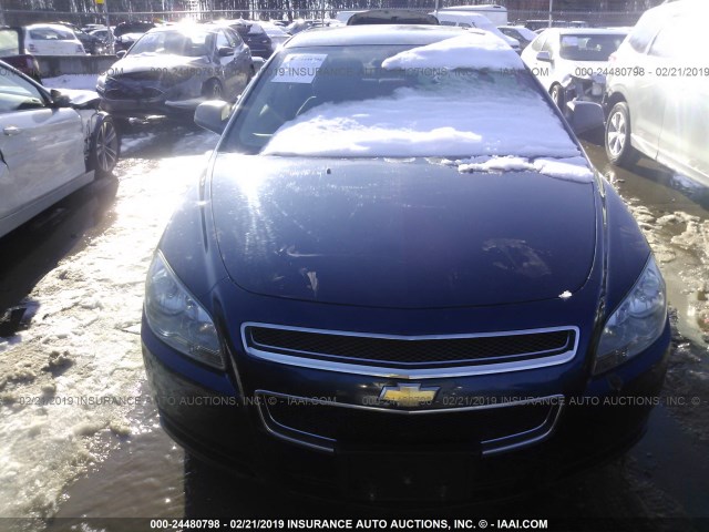 1G1ZA5EU2BF362787 - 2011 CHEVROLET MALIBU LS BLUE photo 6