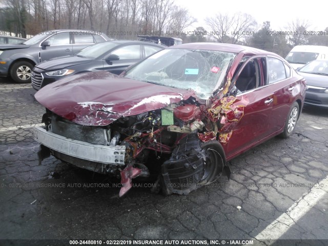 1N4AL3AP0HC266448 - 2017 NISSAN ALTIMA 2.5/S/SV/SL/SR RED photo 2