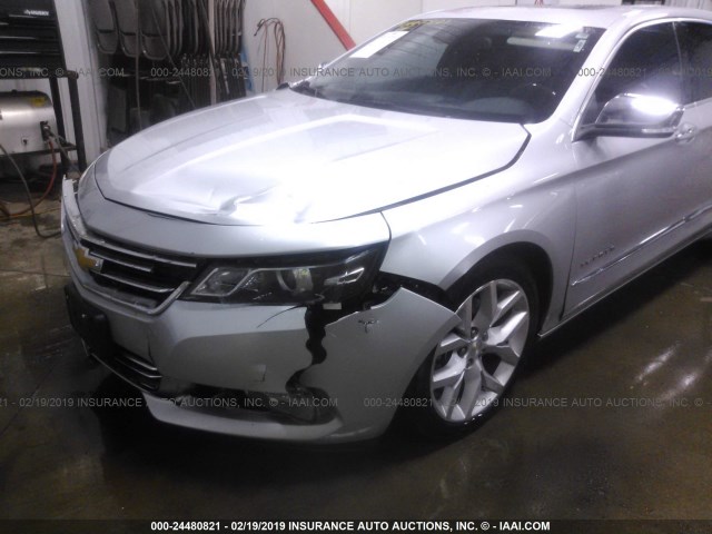 1G1145SL0EU115624 - 2014 CHEVROLET IMPALA LTZ SILVER photo 6