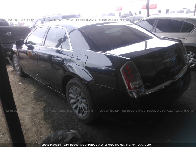 2C3CCAAG0EH179234 - 2014 CHRYSLER 300 BLACK photo 3