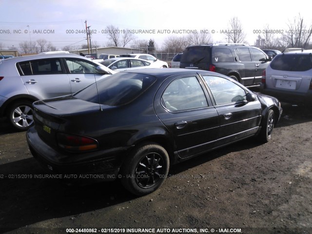 1B3EJ56H4YN223994 - 2000 DODGE STRATUS ES BLACK photo 4