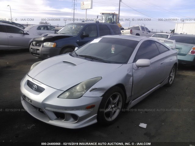 JTDDY38T630067880 - 2003 TOYOTA CELICA GT-S SILVER photo 2