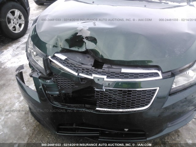 1G1PA5SH2E7136990 - 2014 CHEVROLET CRUZE LS GREEN photo 6