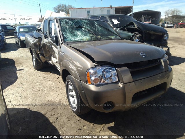 1N6DD26S42C386088 - 2002 NISSAN FRONTIER KING CAB XE GRAY photo 1