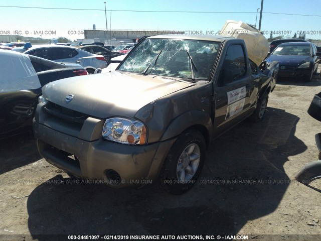 1N6DD26S42C386088 - 2002 NISSAN FRONTIER KING CAB XE GRAY photo 2