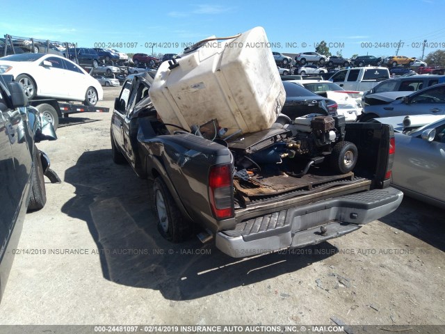 1N6DD26S42C386088 - 2002 NISSAN FRONTIER KING CAB XE GRAY photo 3