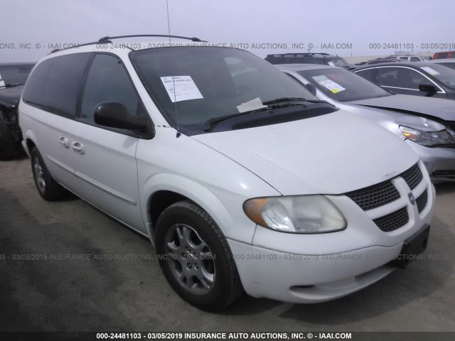 2D8GP74L83R171548 - 2003 DODGE GRAND CARAVAN EX WHITE photo 1