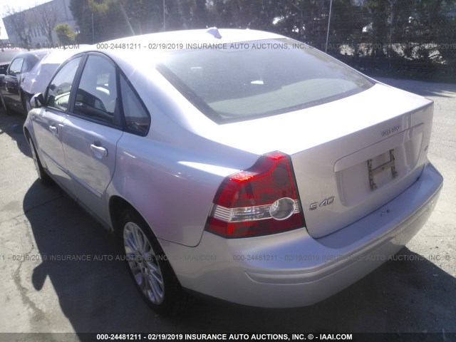 YV1MS390262159531 - 2006 VOLVO S40 2.4I SILVER photo 3