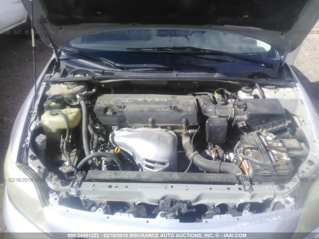 JTKDE177X50051033 - 2005 TOYOTA SCION TC ვერცხლისფერი ფოტო 10